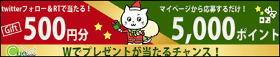 キューモニター クリスマスWキャンペーン
